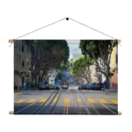 Textielposter San Francisco Tram Rechthoek Horizontaal Template TP 50 70 Horizontaal Steden 44 1