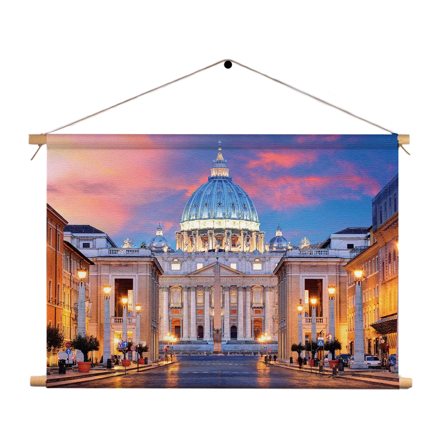 Textielposter Het Vaticaan Rechthoek Horizontaal Template TP 50 70 Horizontaal Steden 56 1