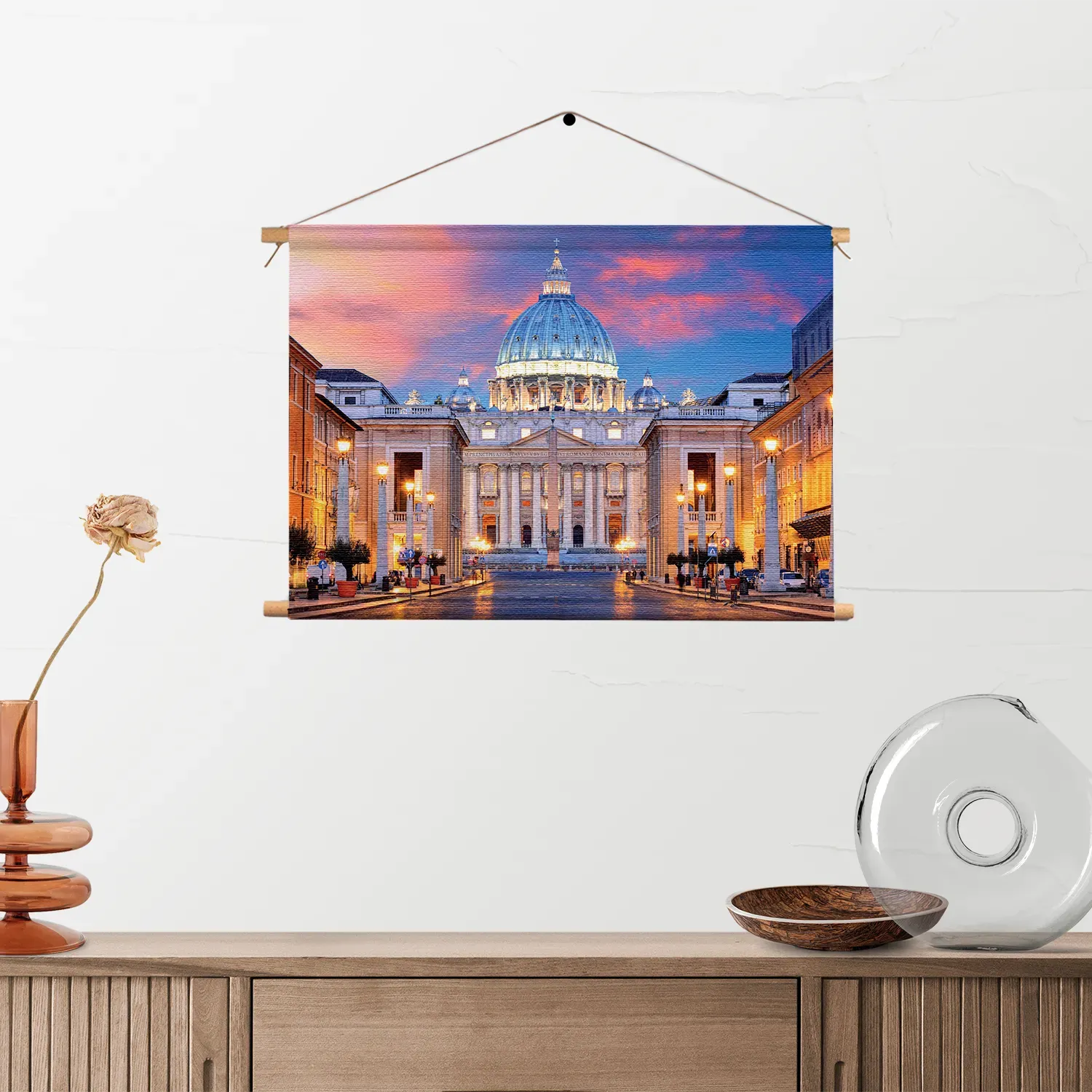 Textielposter Het Vaticaan Rechthoek Horizontaal Template TP 50 70 Horizontaal Steden 56 2