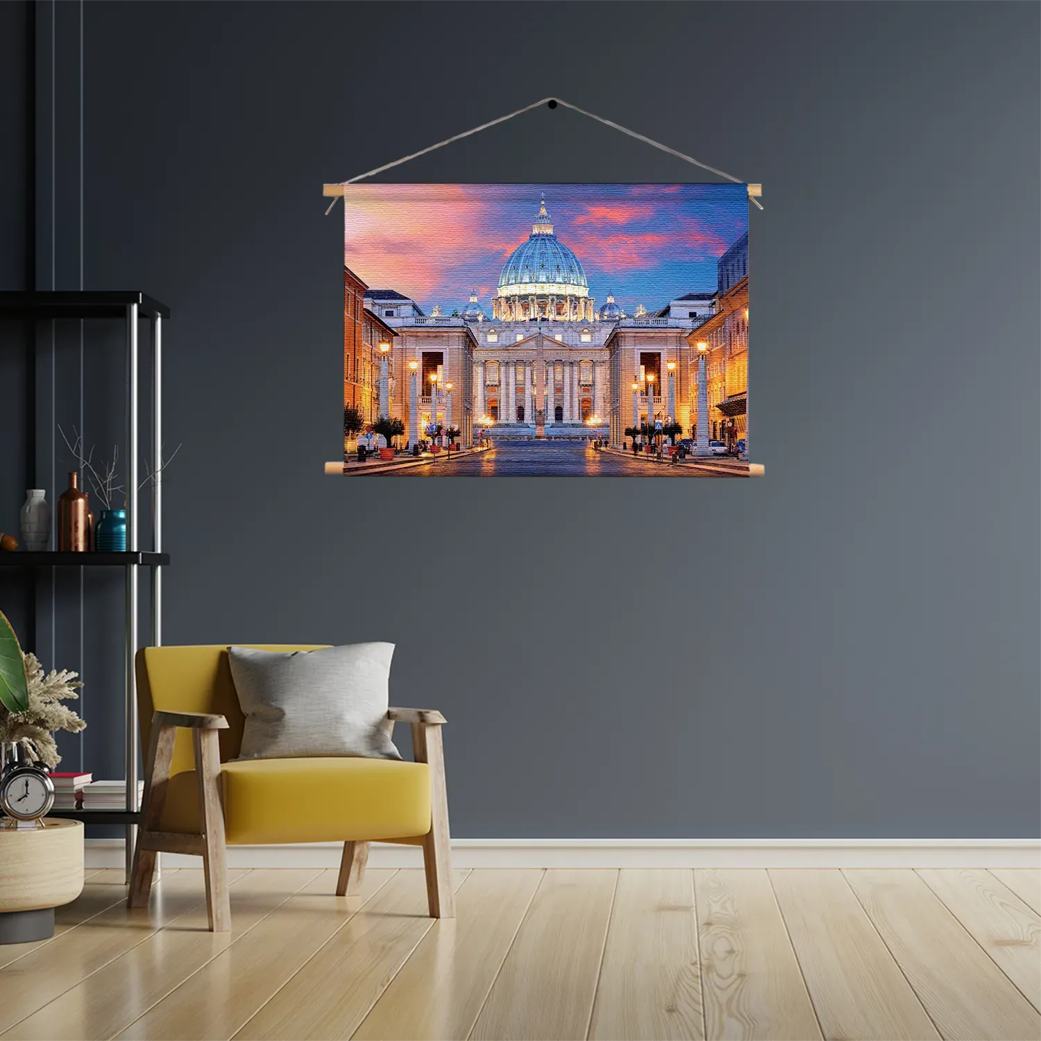 Textielposter Het Vaticaan Rechthoek Horizontaal Template TP 50 70 Horizontaal Steden 56 3