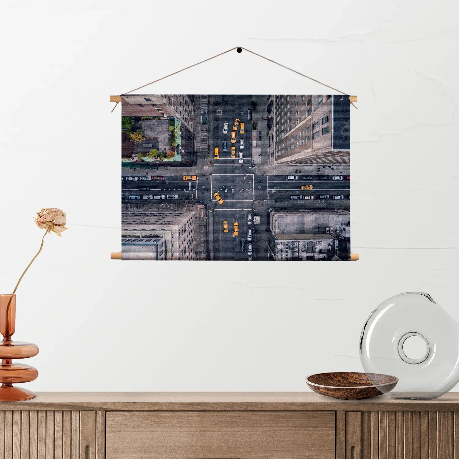 Textielposter 5th Avenue New York Rechthoek Horizontaal Template TP 50 70 Horizontaal Steden 57 2