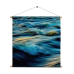 Textielposter Oceaan - Golven - Zee Vierkant Template TP Vierkant Abstract 02 1