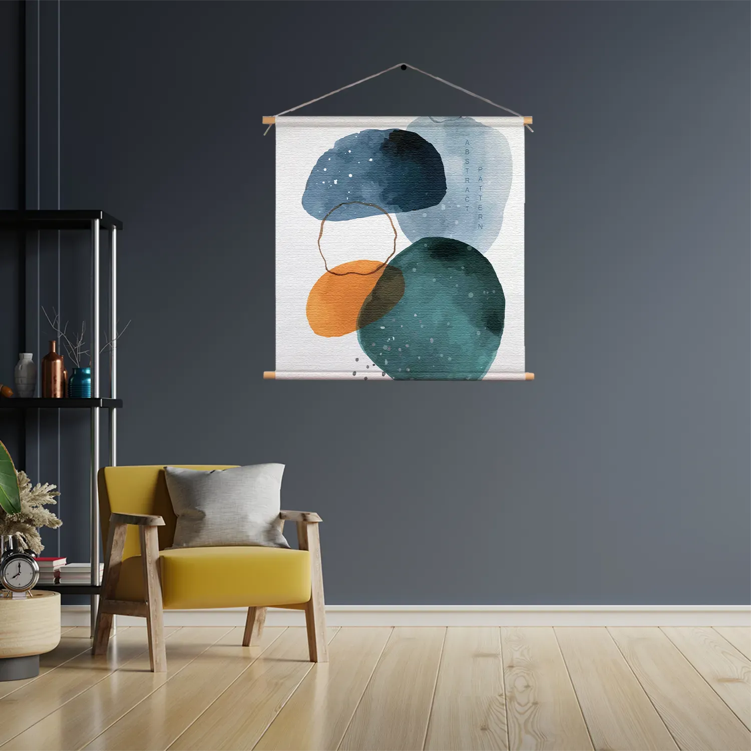 Textielposter Scandinavisch Kleurrijk Vierkant Template TP Vierkant Abstract 08 3