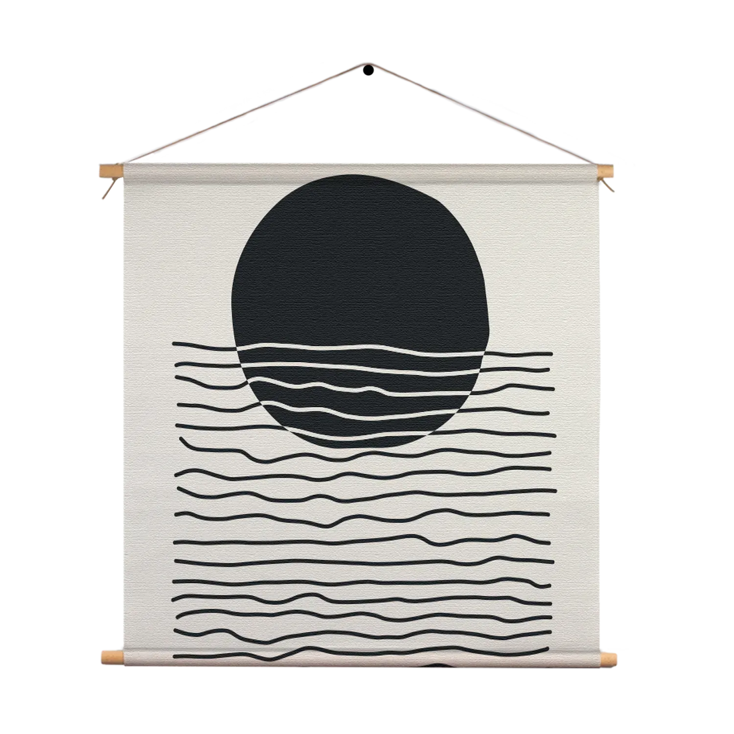 Textielposter Scandinavisch Basis Zwart Vierkant Template TP Vierkant Abstract 11 1