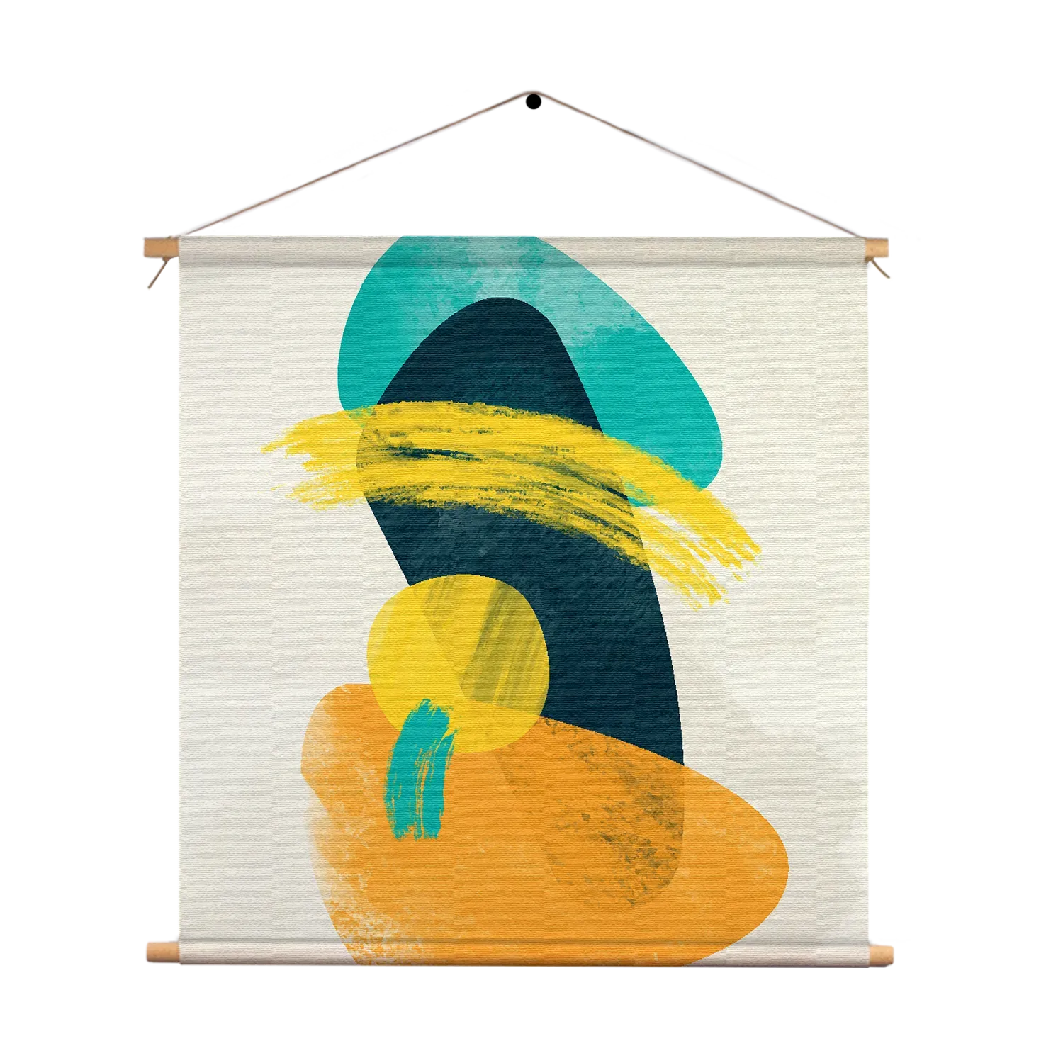 Textielposter Scandinavisch Design Kleurrijk Vierkant Template TP Vierkant Abstract 117 1