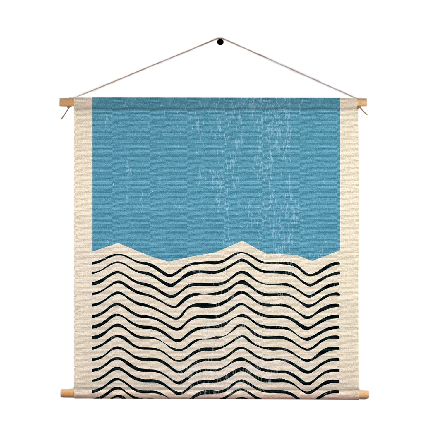 Textielposter Scandinavisch Basis Blauw Vierkant Template TP Vierkant Abstract 13 1