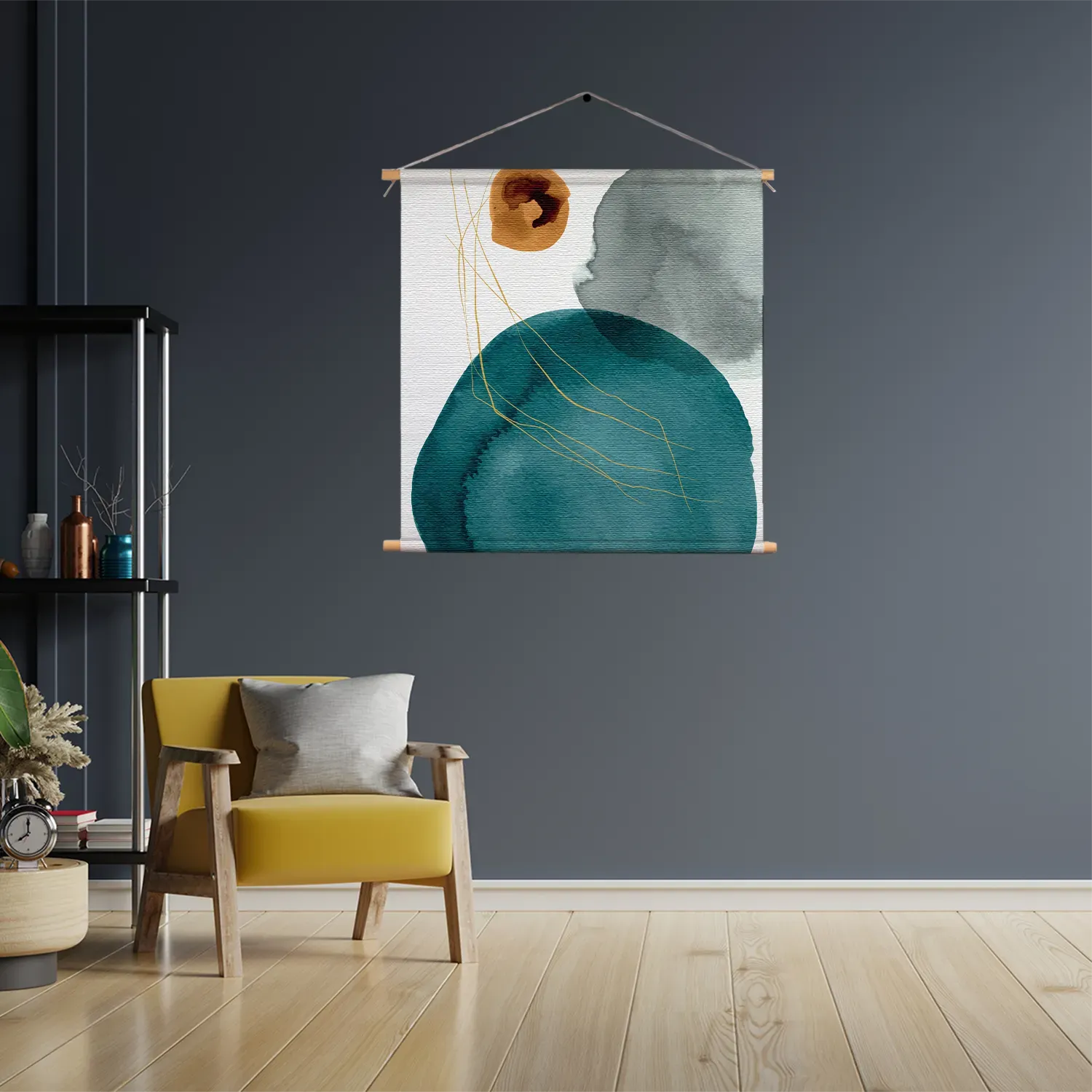 Textielposter Abstract Cirkels Multikleur 01 Vierkant Template TP Vierkant Abstract 20 3