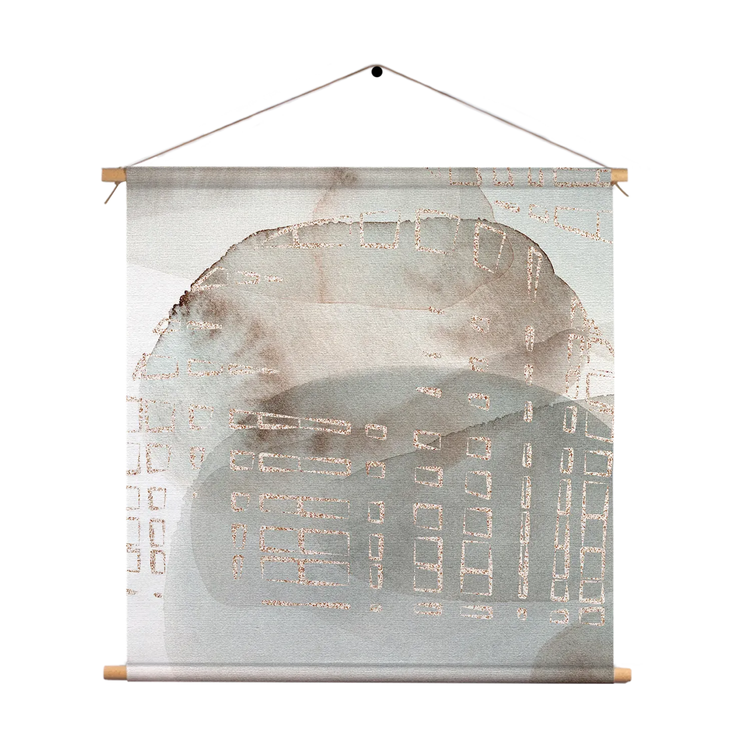 Textielposter Abstract Rustige Tinten met Accent 01 Vierkant Template TP Vierkant Abstract 24 1