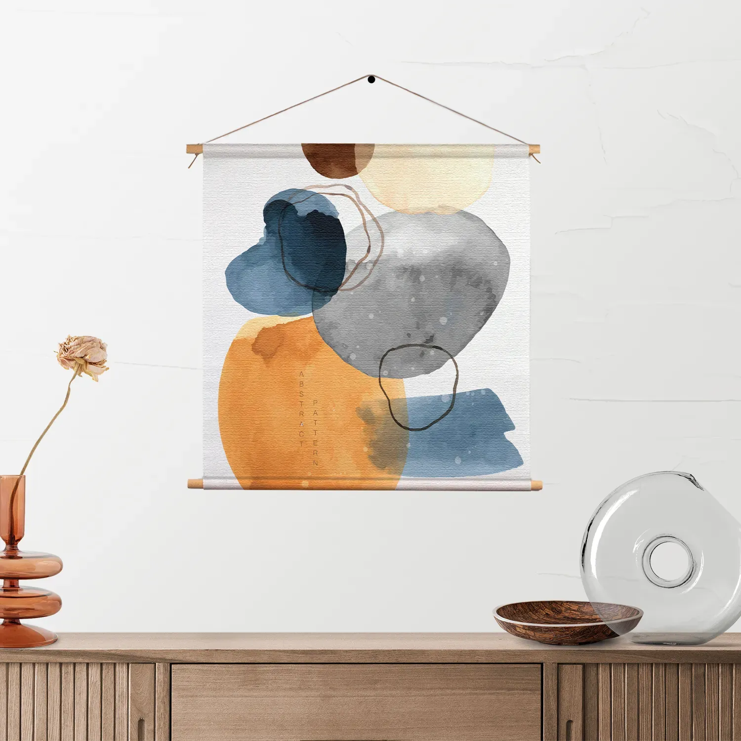 Textielposter Abstract Pattern Vierkant Template TP Vierkant Abstract 31 2