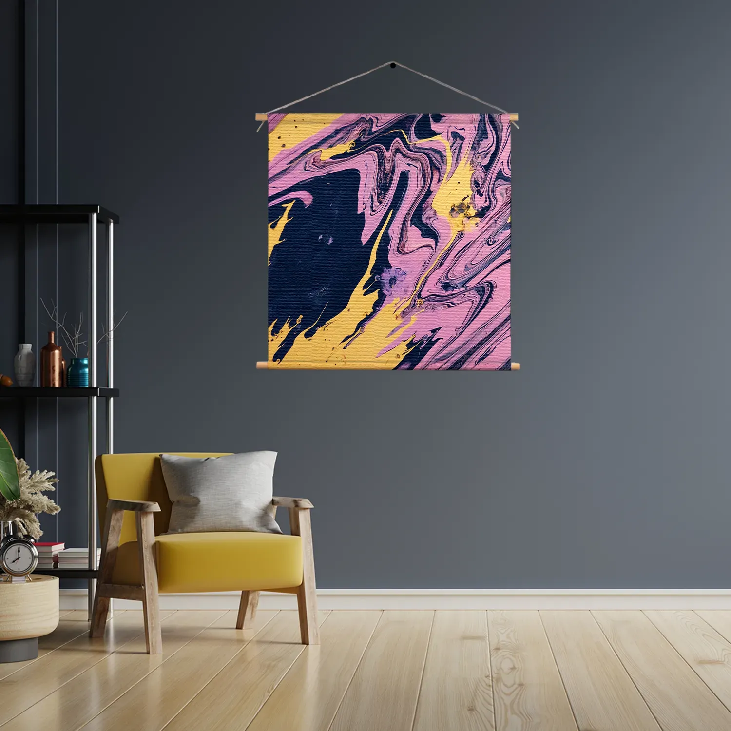 Textielposter Moderne Kunst Vierkant Template TP Vierkant Abstract 36 3