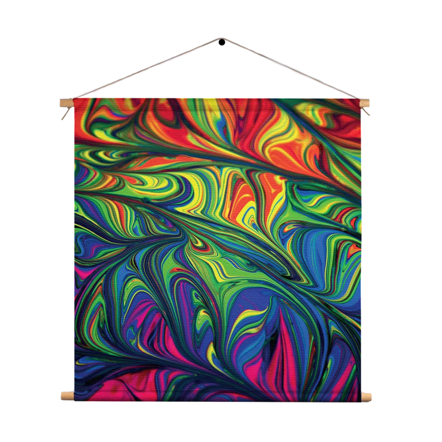 Textielposter Verf Kleuren Gemengd Vierkant Template TP Vierkant Abstract 37 1