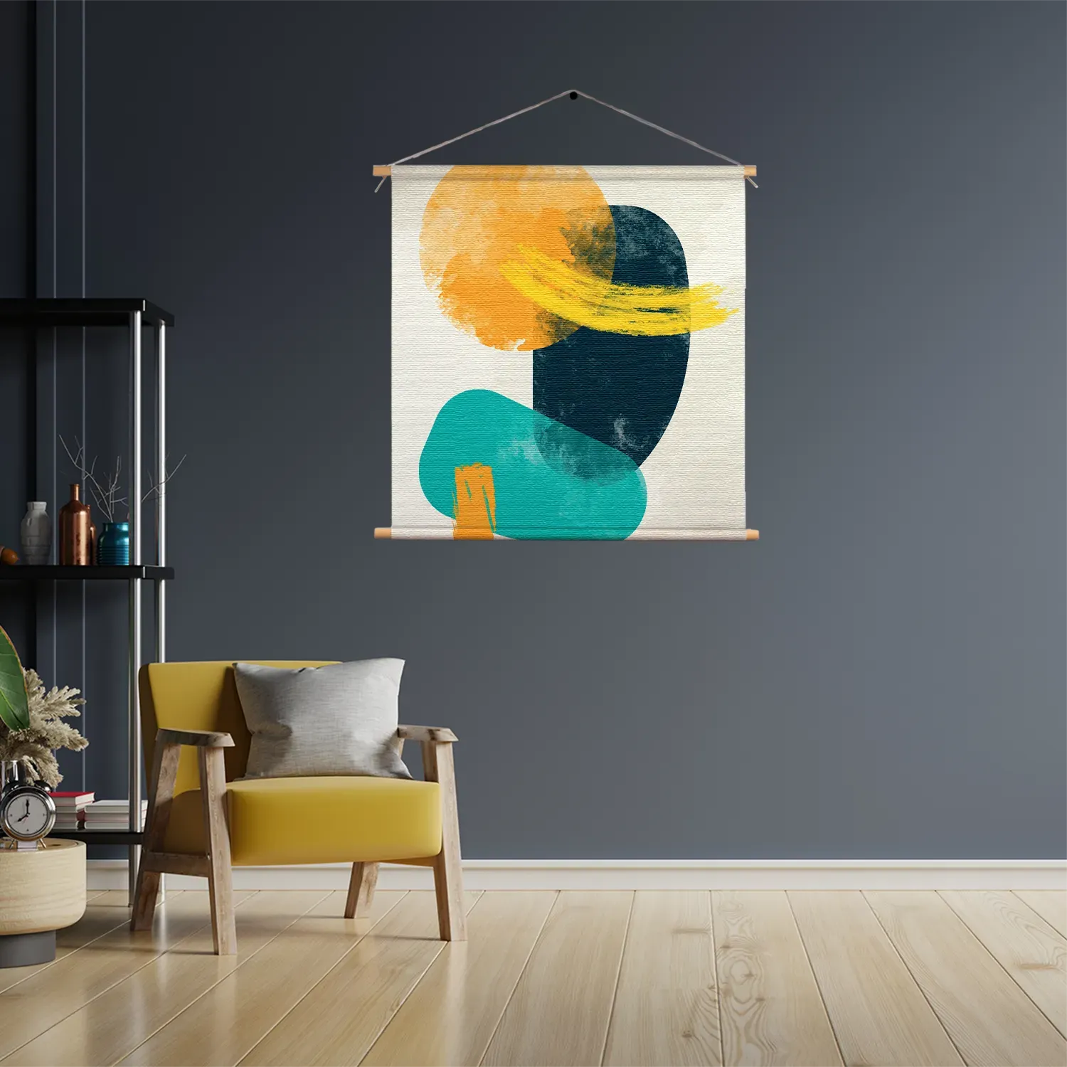 Textielposter Kleurrijk Abstract 01 Vierkant Template TP Vierkant Abstract 43 3