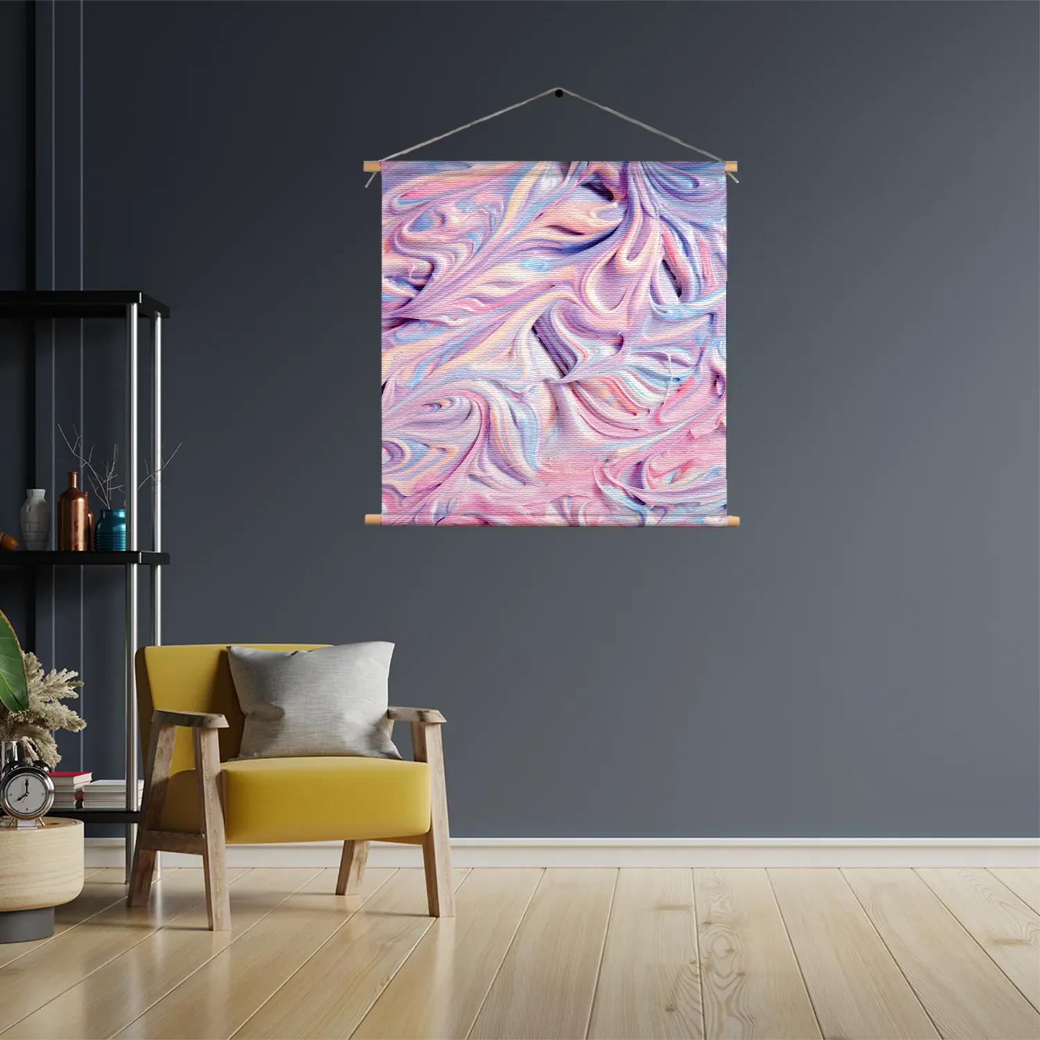 Textielposter Statisfying Art Roze Vierkant Template TP Vierkant Abstract 45 3