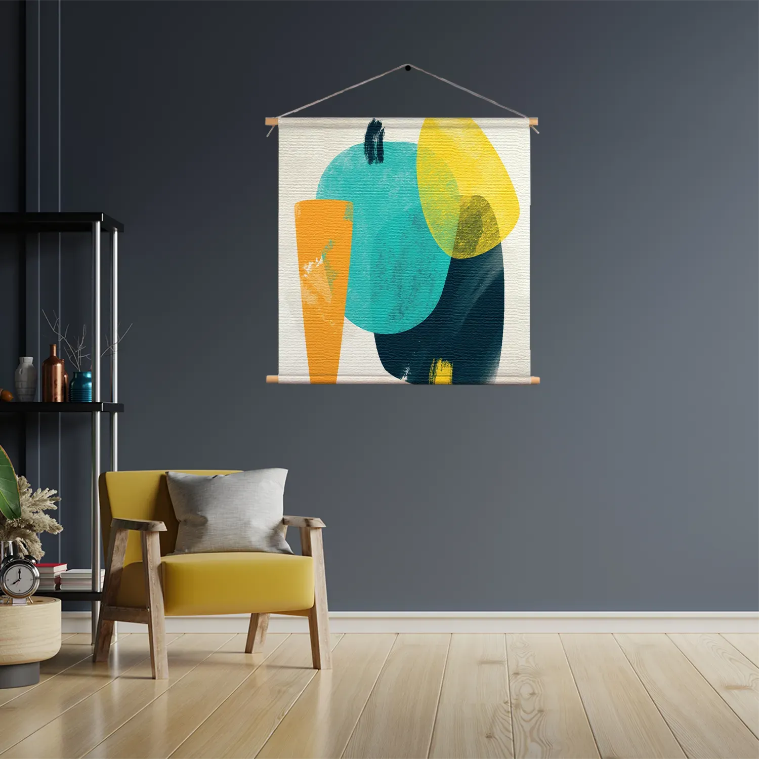 Textielposter Kleurrijk Abstract 02 Vierkant Template TP Vierkant Abstract 68 3