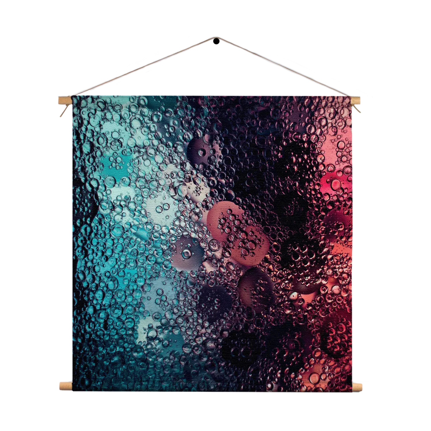 Textielposter Bubbles Art Vierkant Template TP Vierkant Abstract 71 1