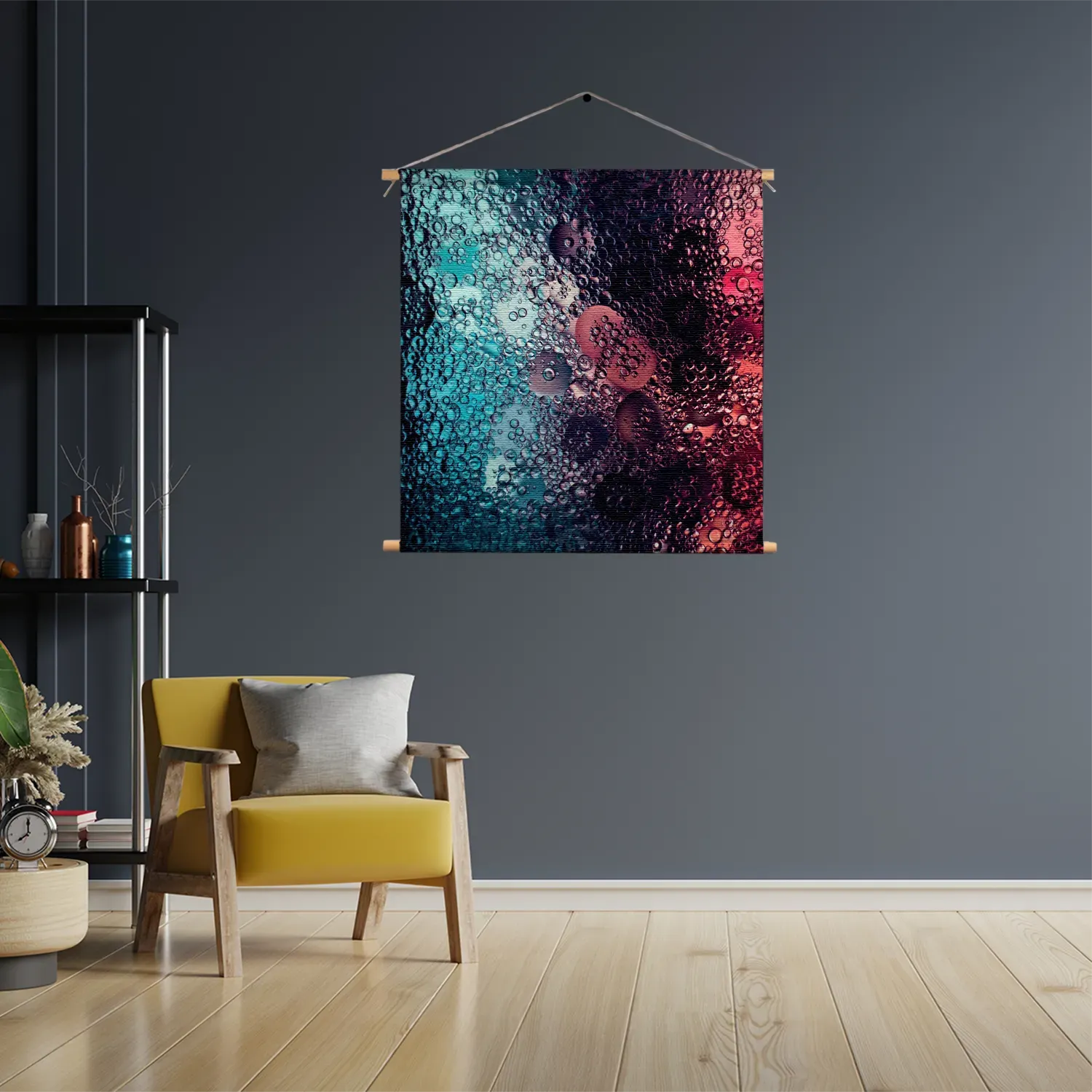 Textielposter Bubbles Art Vierkant Template TP Vierkant Abstract 71 3