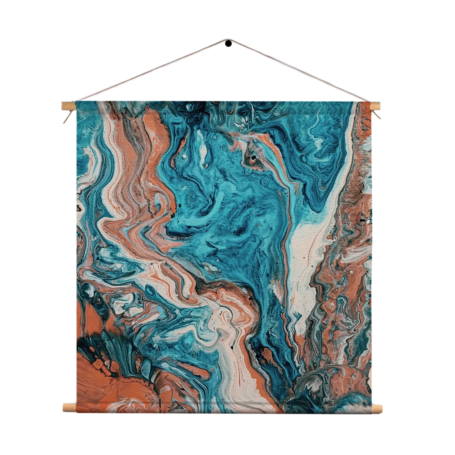 Textielposter Painted Colored Vierkant Template TP Vierkant Abstract 85 1