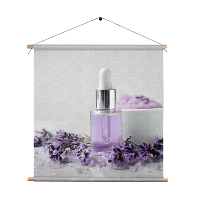 Textielposter Beautysalon Lavendel Marmer 02 Vierkant Template TP Vierkant Beauty 14 1