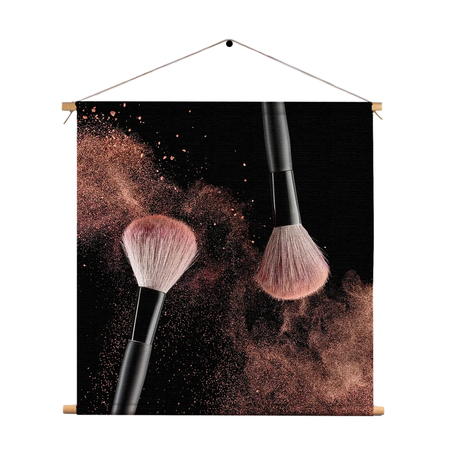 Template_TP_Vierkant_Beauty_2-1 Textielposter Make up Poederkwast Naturel Vierkant Template TP Vierkant Beauty 2 1