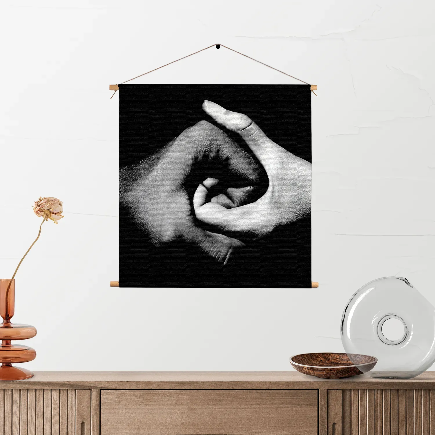 Textielposter Het geheel Vierkant Template TP Vierkant Beauty 3 2