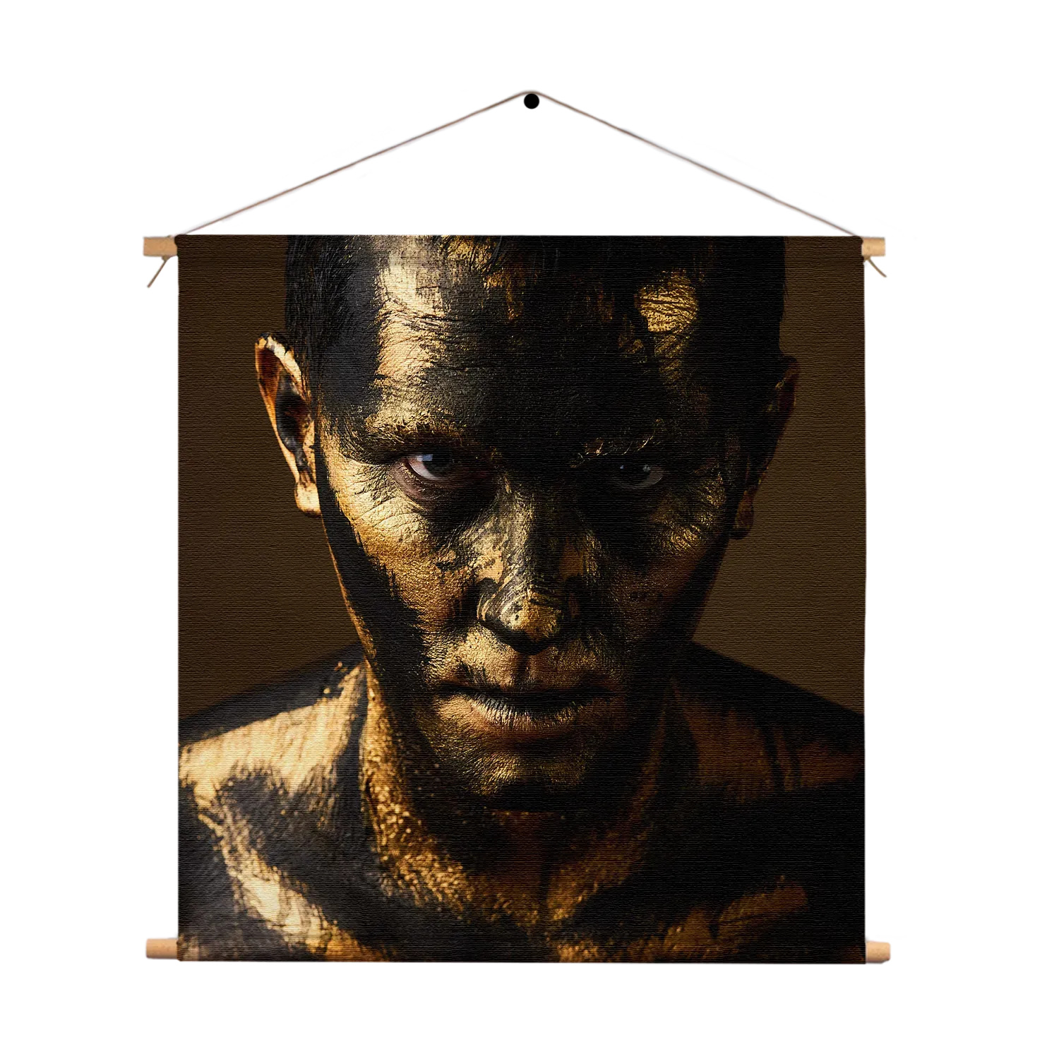 Textielposter Golden Men Vierkant Template TP Vierkant Beauty 9 1