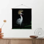 Textielposter De Witte Pauw Vierkant Template TP Vierkant Dieren 15 2