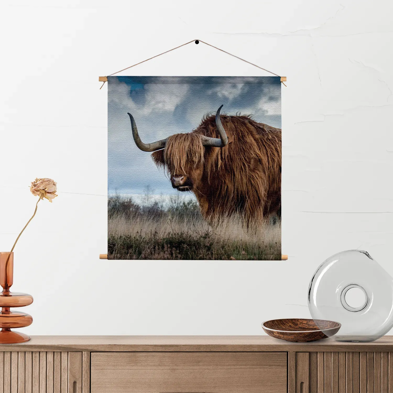 Textielposter Bizon Vierkant Template TP Vierkant Dieren 18 2