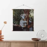 Textielposter De Vastgelamde Koala Vierkant Template TP Vierkant Dieren 23 2