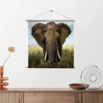 Textielposter Olifant Vierkant Template TP Vierkant Dieren 25 2