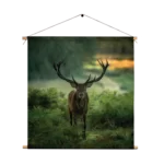 Template_TP_Vierkant_Dieren_45-1 Textielposter Edelhert In Het Bos Vierkant Template TP Vierkant Dieren 45 1