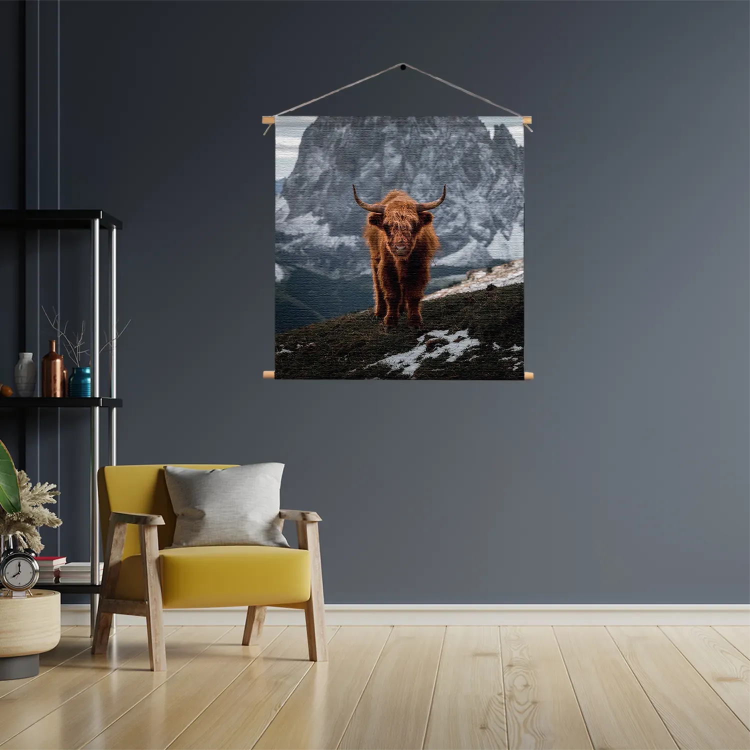 Template_TP_Vierkant_Dieren_71-3 Textielposter Bizon Van Het Gebergten Vierkant Template TP Vierkant Dieren 71 3