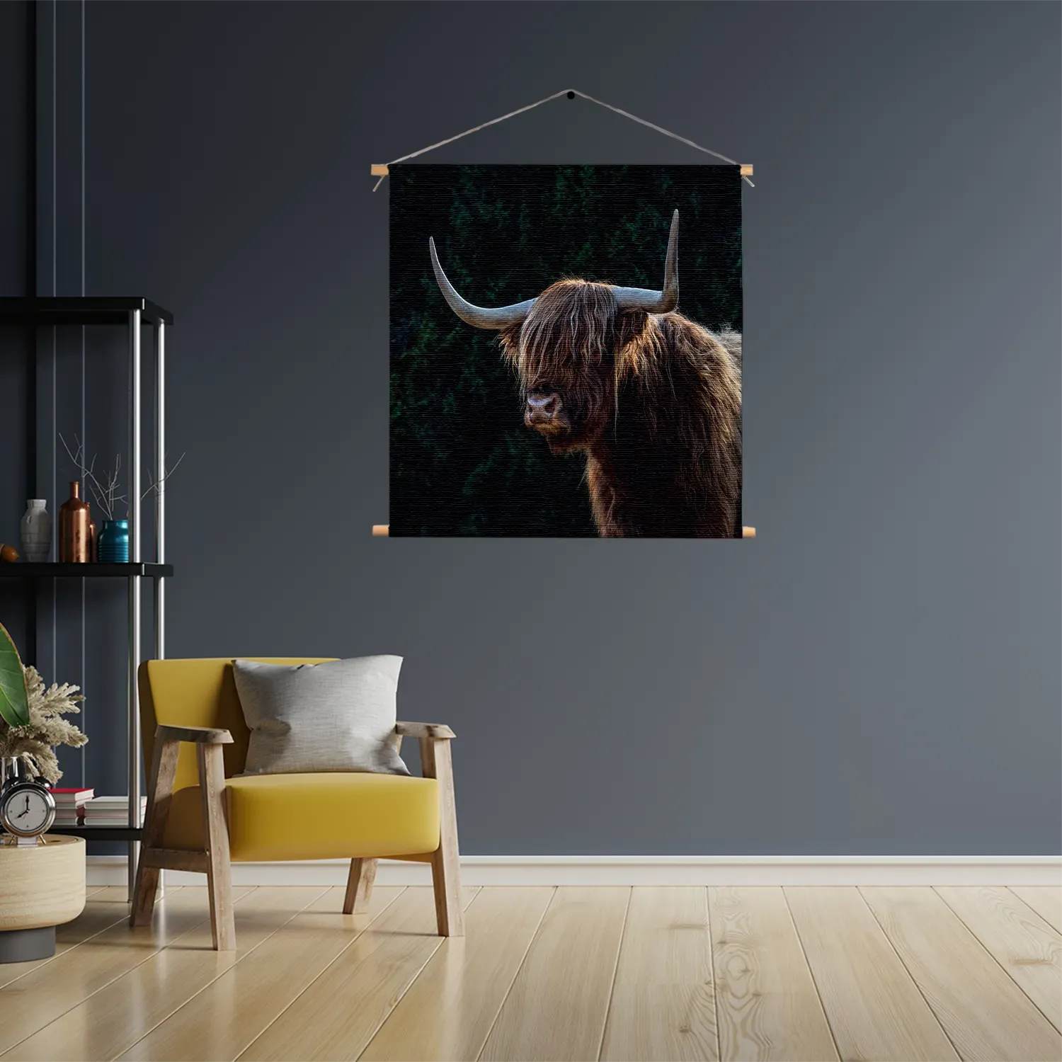 Textielposter De Wilde Bizon Vierkant Template TP Vierkant Dieren 79 3