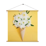 Textielposter Ijshoorn met Bloemen Vierkant Template TP Vierkant Eten En Drinken 15 1