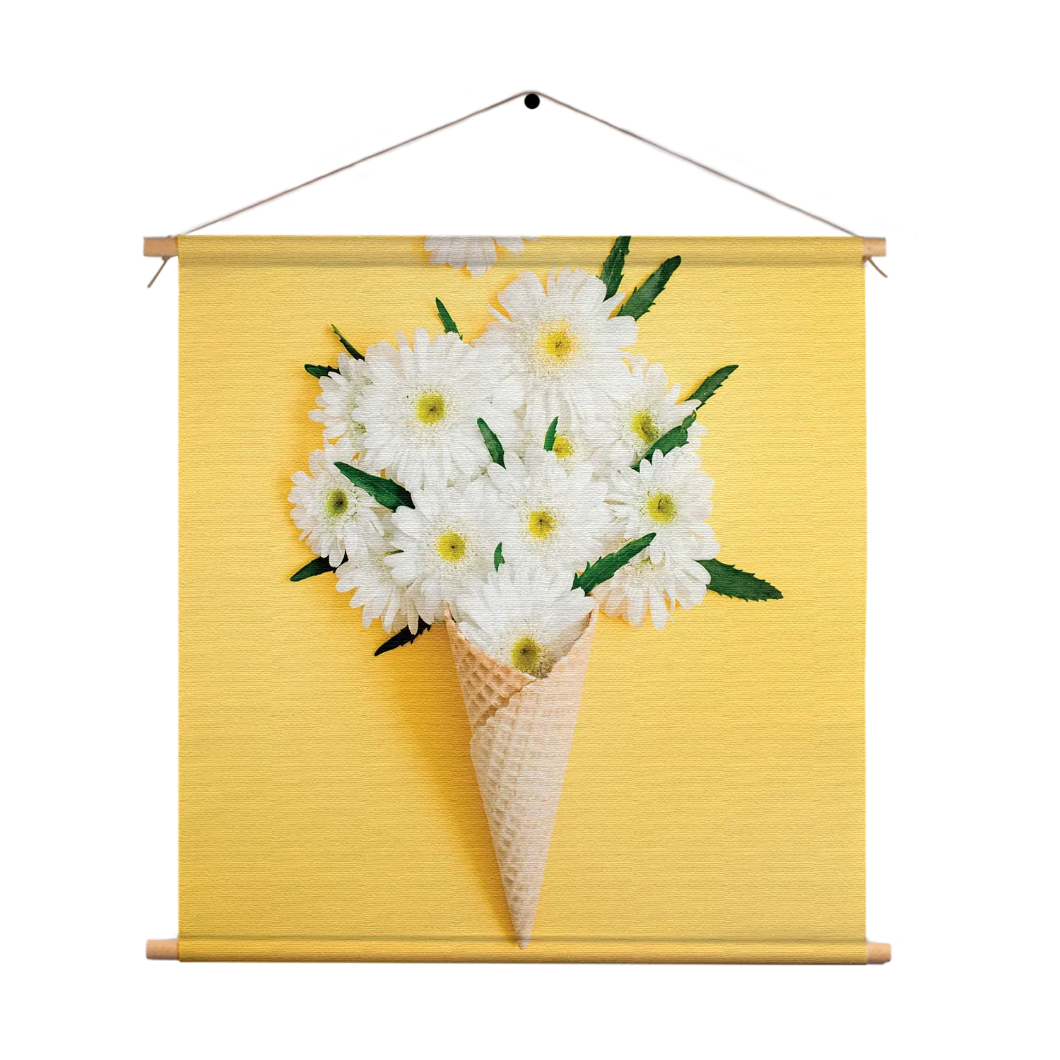 Textielposter Ijshoorn met Bloemen Vierkant Template TP Vierkant Eten En Drinken 15 1
