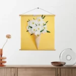 Textielposter Ijshoorn met Bloemen Vierkant Template TP Vierkant Eten En Drinken 15 2