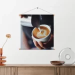 Textielposter Koffie Love Vierkant Template TP Vierkant Eten En Drinken 20 2
