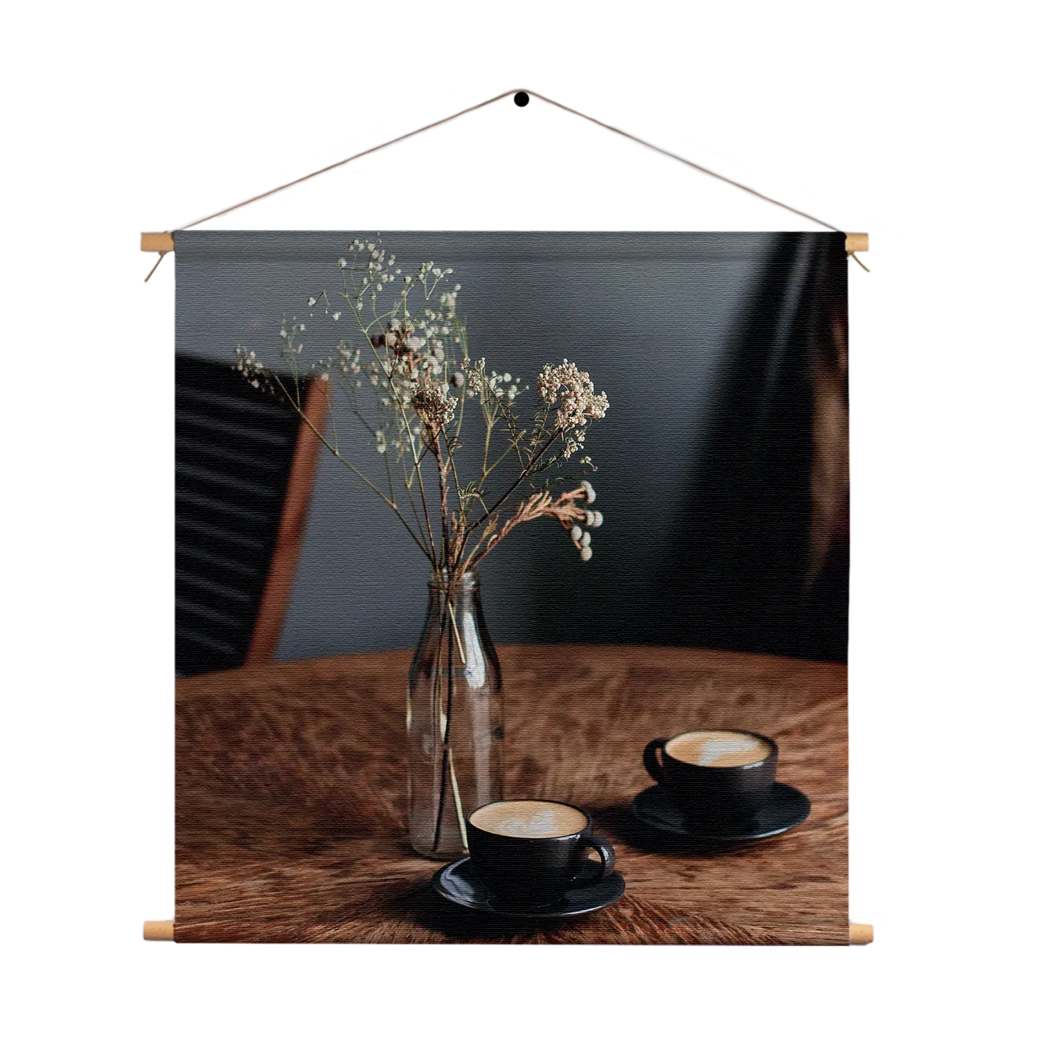 Textielposter Bakje Koffie Vierkant Template TP Vierkant Eten En Drinken 27 1