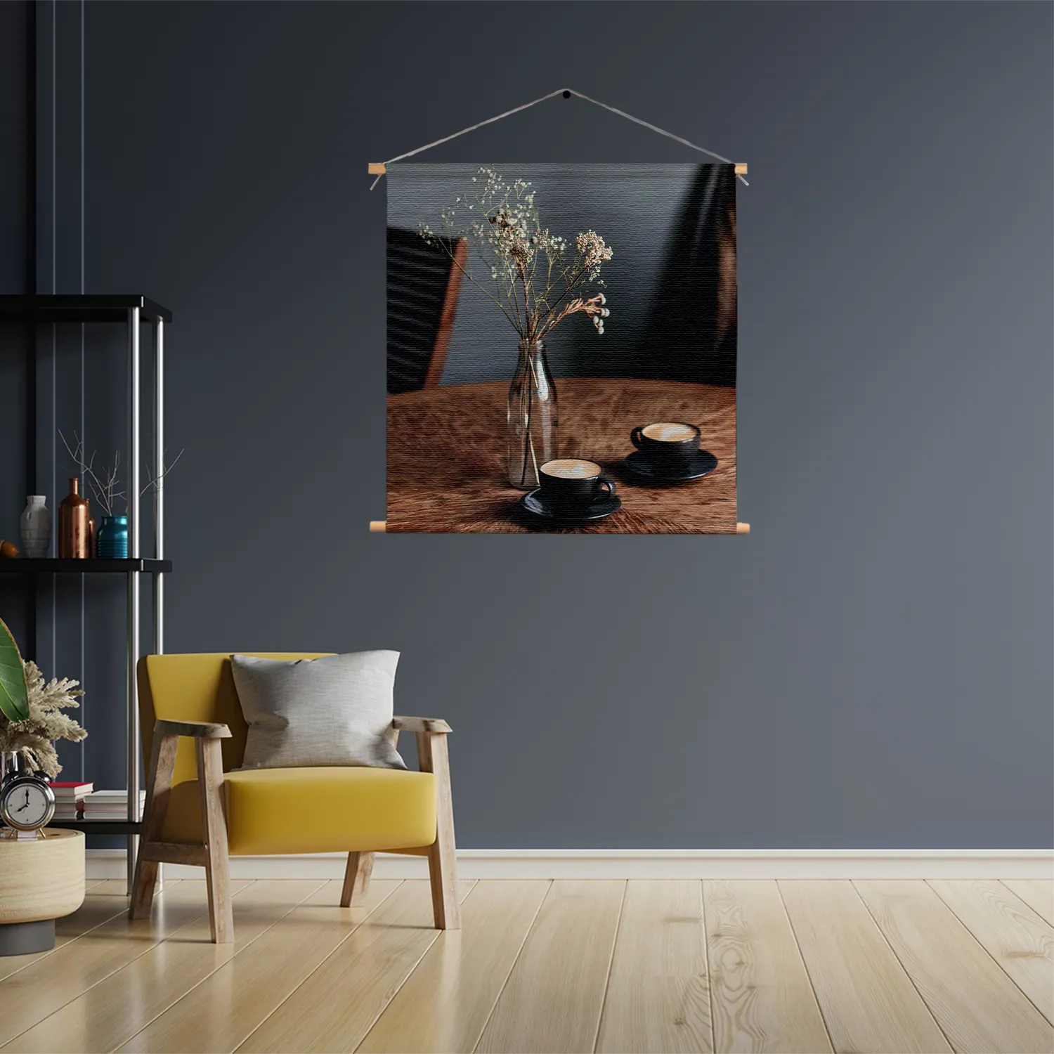Textielposter Bakje Koffie Vierkant Template TP Vierkant Eten En Drinken 27 3