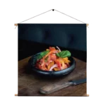 Template_TP_Vierkant_Eten-En-Drinken_29-1 Textielposter Gegrillde Groentes Vierkant Template TP Vierkant Eten En Drinken 29 1