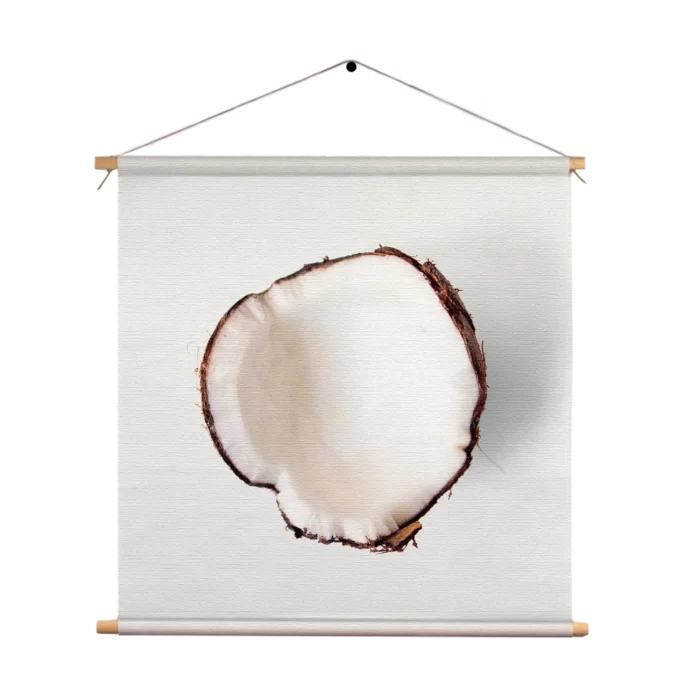 Textielposter Coconut Vierkant Template TP Vierkant Eten En Drinken 3 1