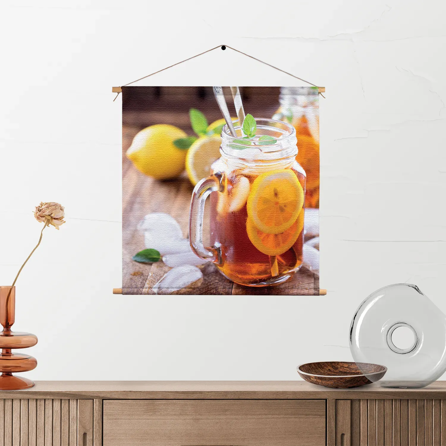 Textielposter Home Made Lemonade Vierkant Template TP Vierkant Eten En Drinken 38 2