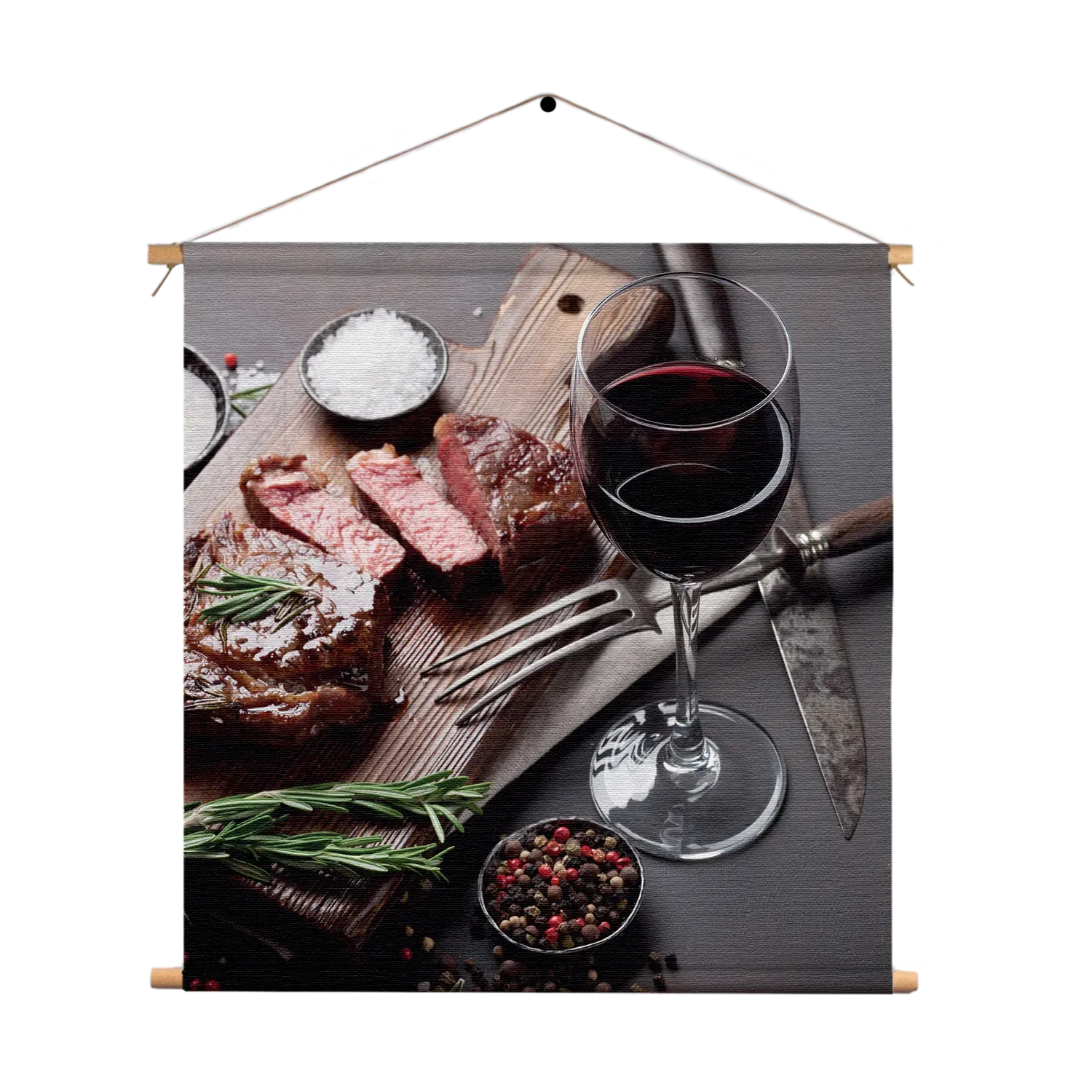 Template_TP_Vierkant_Eten-En-Drinken_47-1 Textielposter Beef met Rode Wijn Vierkant Template TP Vierkant Eten En Drinken 47 1