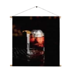 Textielposter Cocktail Bar 03 Vierkant Template TP Vierkant Eten En Drinken 61 1