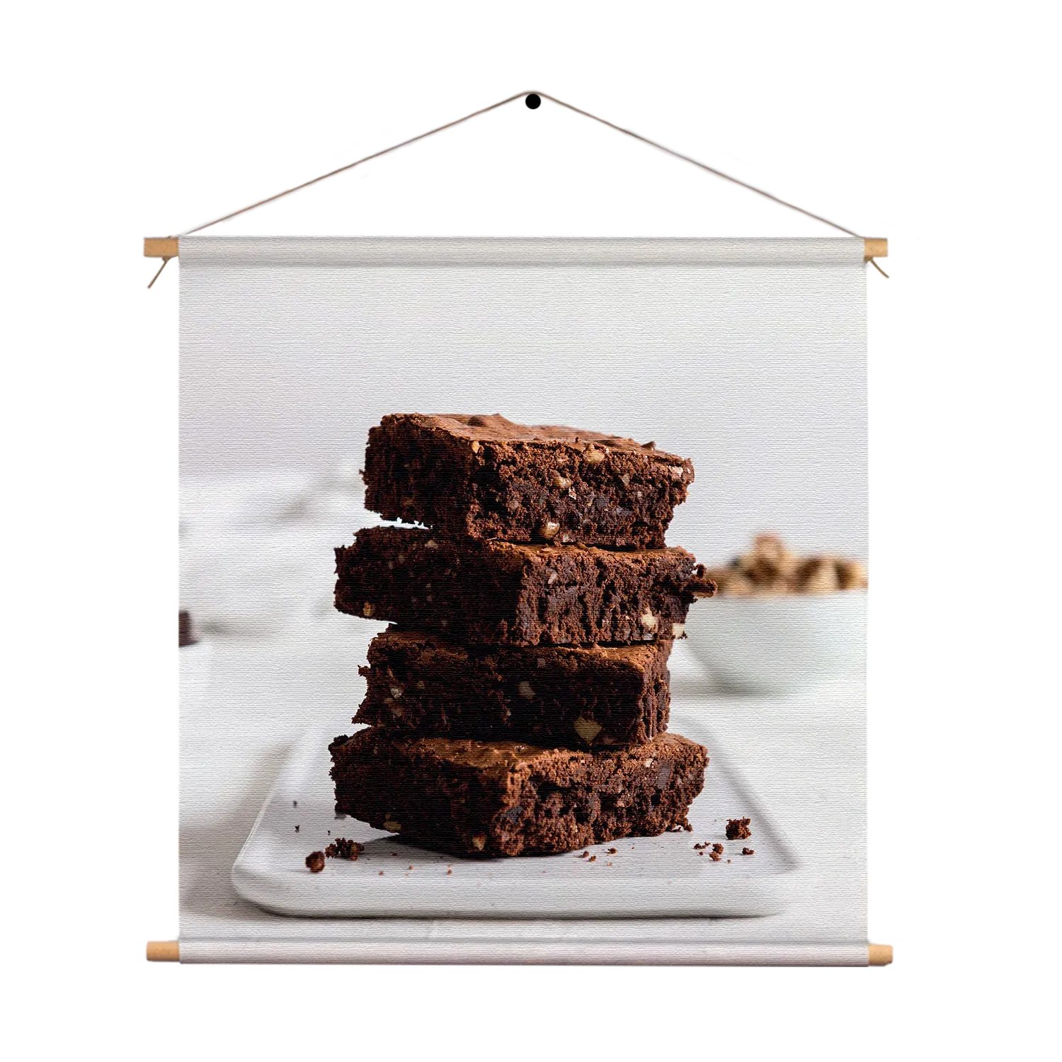 Template_TP_Vierkant_Eten-En-Drinken_62-1 Textielposter Brownie Vierkant Template TP Vierkant Eten En Drinken 62 1