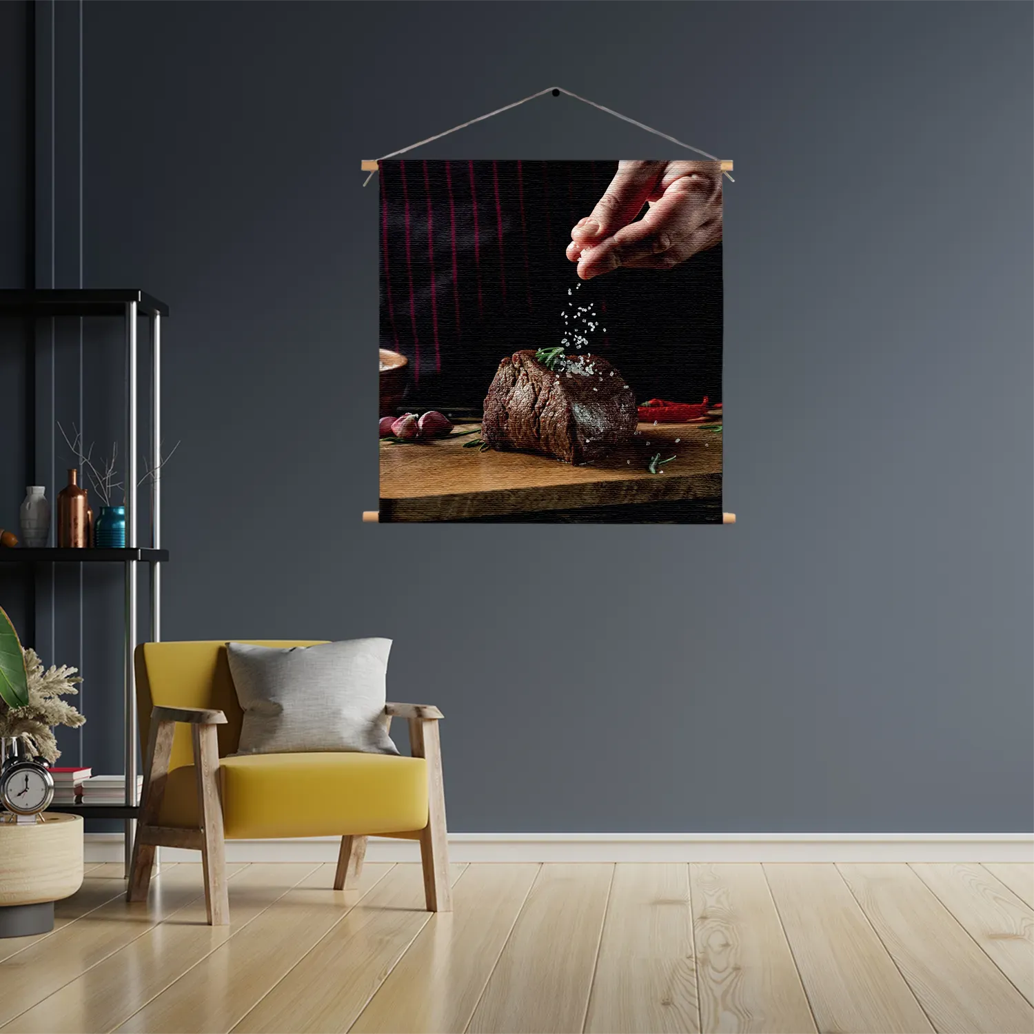 Textielposter Home Made Beef Vierkant Template TP Vierkant Eten En Drinken 66 3