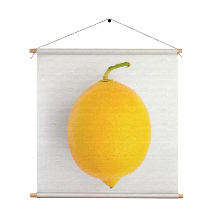 Textielposter Lemon Citroen Vierkant Template TP Vierkant Eten En Drinken 7 1