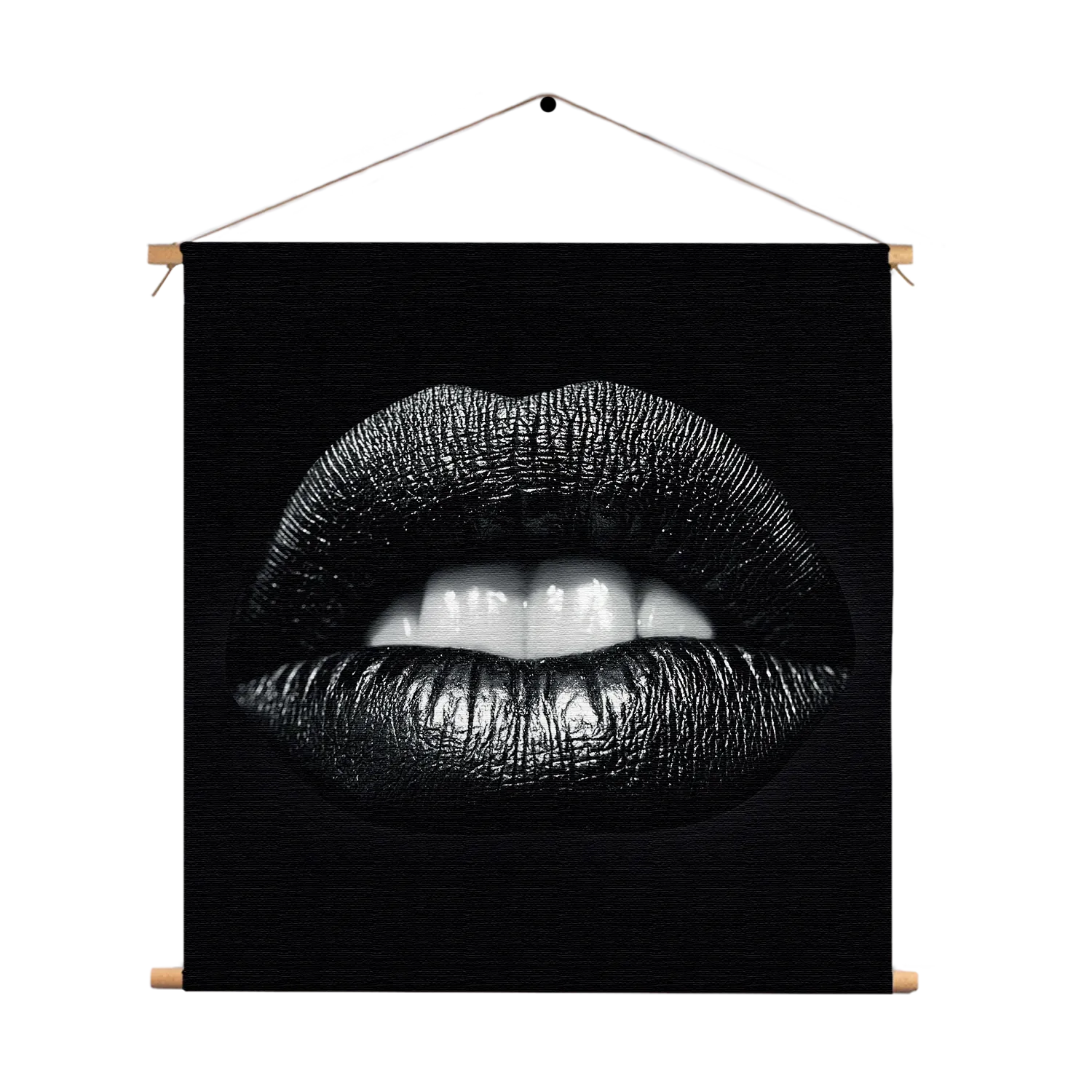 Textielposter Silver Lips Vierkant Template TP Vierkant Lifestyle 4 1
