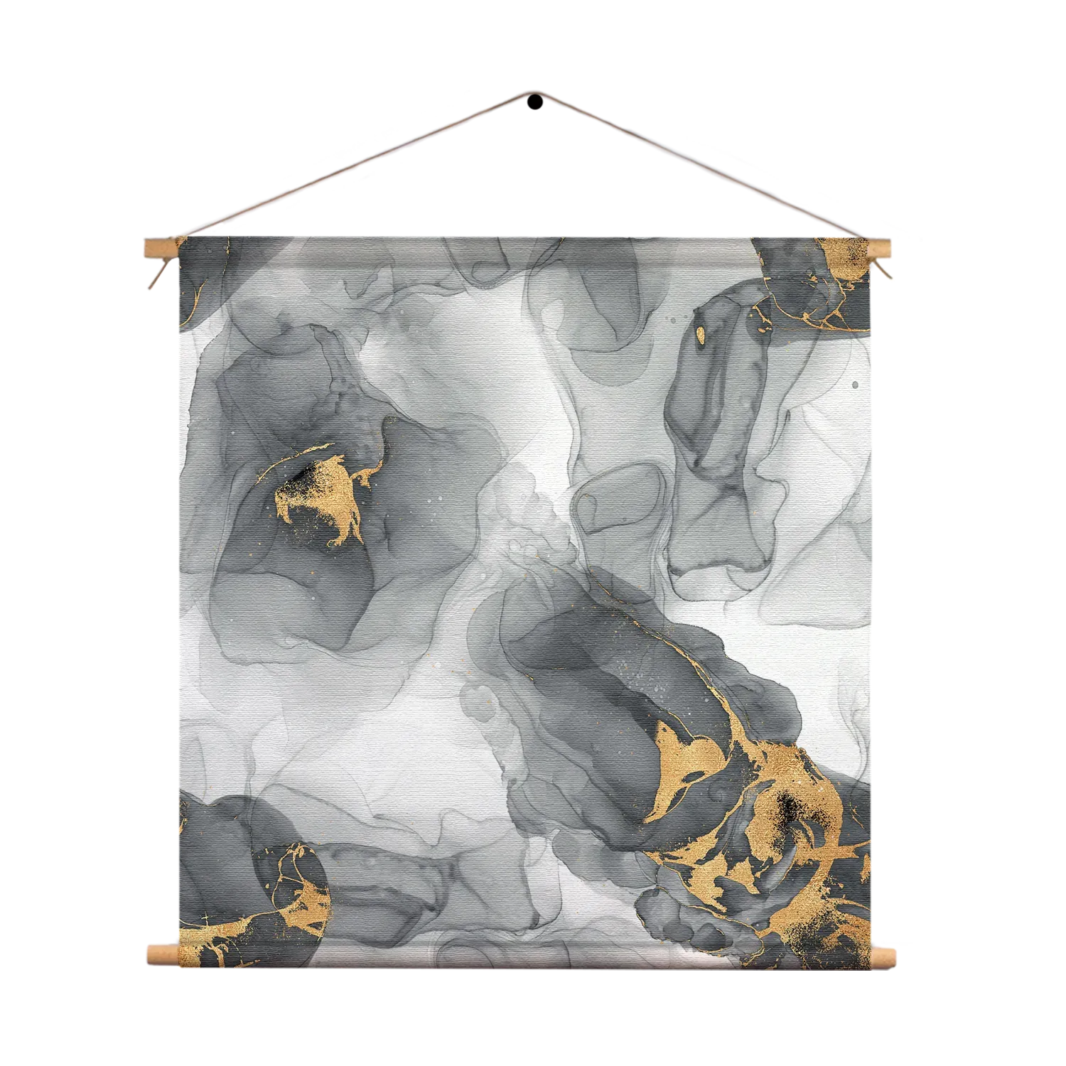 Template_TP_Vierkant_Marmer_13-1 Textielposter Abstract Marmer Look Grijs met Goud 04 Vierkant Template TP Vierkant Marmer 13 1