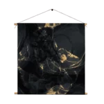 Template_TP_Vierkant_Marmer_16-1 Textielposter Abstract Marmer Look Zwart met Goud 05 Vierkant Template TP Vierkant Marmer 16 1