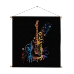 Textielposter Gitaar Vierkant Template TP Vierkant Muziek 20 1